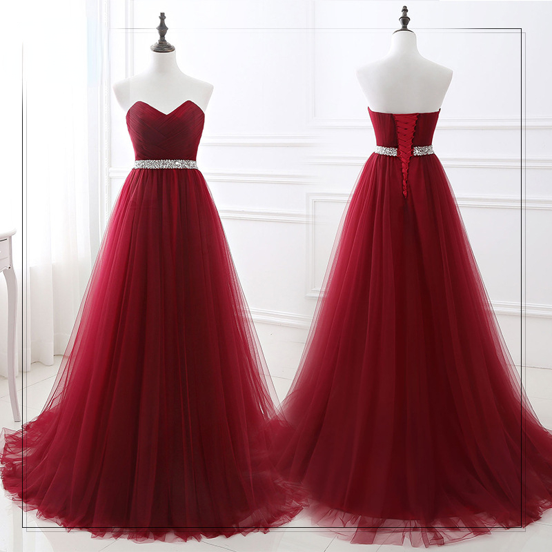 2022 hors épaule longues robes de soirée Tulle Appliques perlées sur mesure une ligne robes de soirée formelles robes de soirée de bal