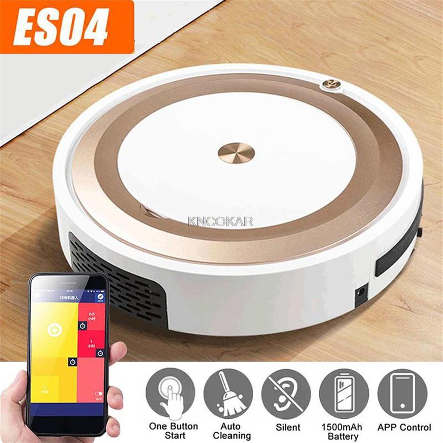 

2022 DealsES04 Robot Vacuum Cleaner Smart Vaccum Cleaner For Home Mobile Phone App Remote Control Automatic Dust Removal Cle292G