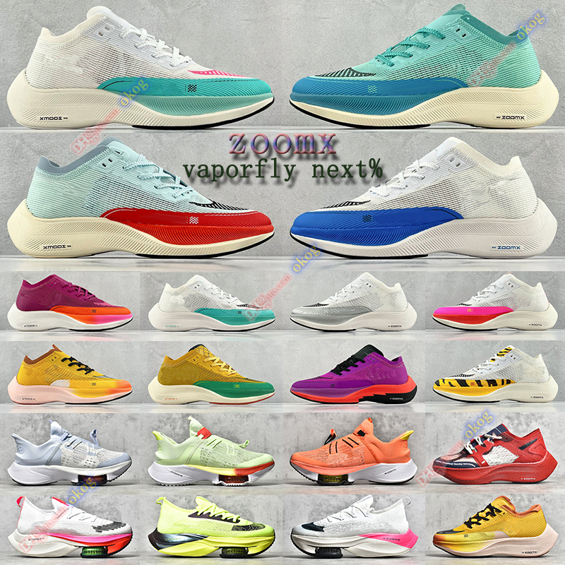 

designer shoes Pegasus trainers ZoomX Vaporfly Next% 2 Running Shoes Men Women Hyper Royal Yellow Strike Black Metallic Gold Coin Ekiden OG Green Outdoor Sneakers