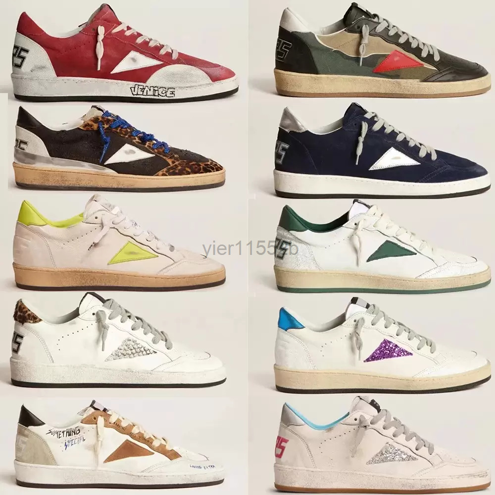 2022 Designer Shoes sandal Italy Brand Women Sneakers Super Ball Star Shoes luxury Golden Sequin Classic White golden gooses sneakers Do-old