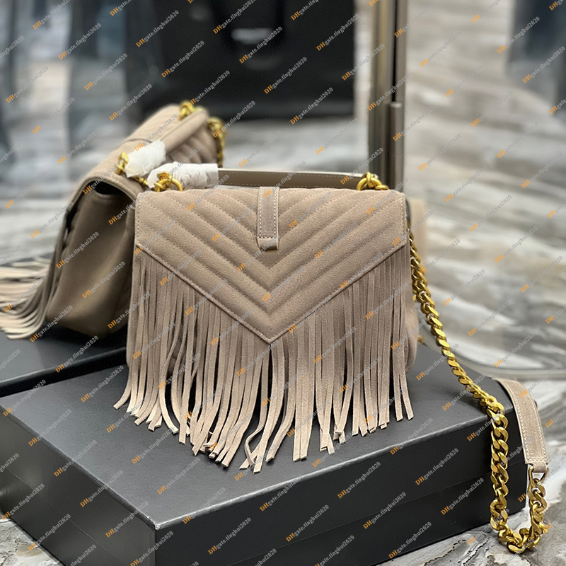 

Designer Luxury YYSL Bags For Womens Handbags Crossbody Purses YSLitys large Capacity Versatile The Tote Bag Loulou Multicolour Fashion Leather Wallet 7A16, No bag