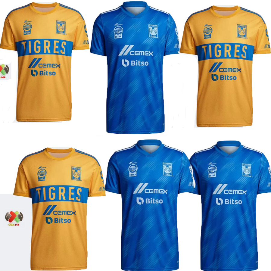 

2022 2023 GIGNAC Tigres UANL soccer jersey home away 3rd 21 22 23 Mexico liga MX Vargas AQUINO PIZARRO NICOLAS jerseys F. THAUVIN football shirts maillots futol mykit, Blue