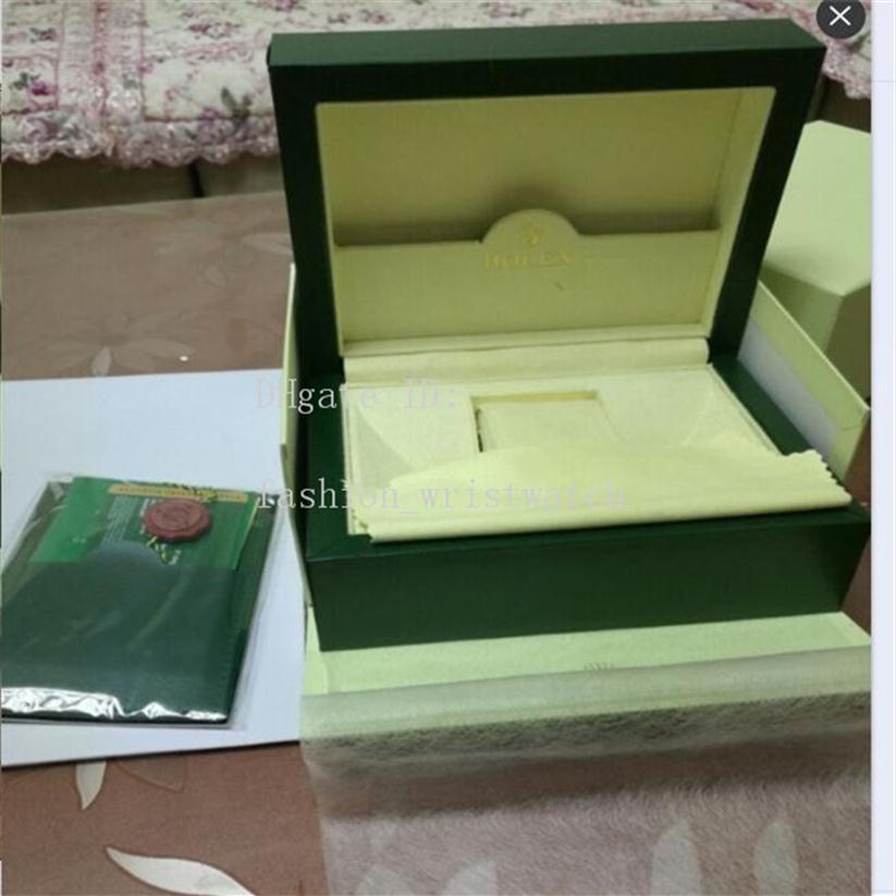 Montres de luxe Boîtes d'origine Green Paper Handbag 0 8kg 116660 116710 116400 116610 Cadeau Box Watch 270R