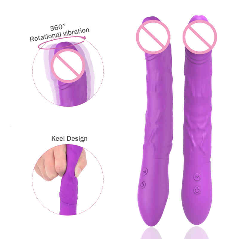 Toys Penis Cock Real Dildo Vibrator 9 Modes Sex Toy for Women Soft Magic Wand Female Vagina Clitoris Massager Masturbator Adult Products-image-792048782