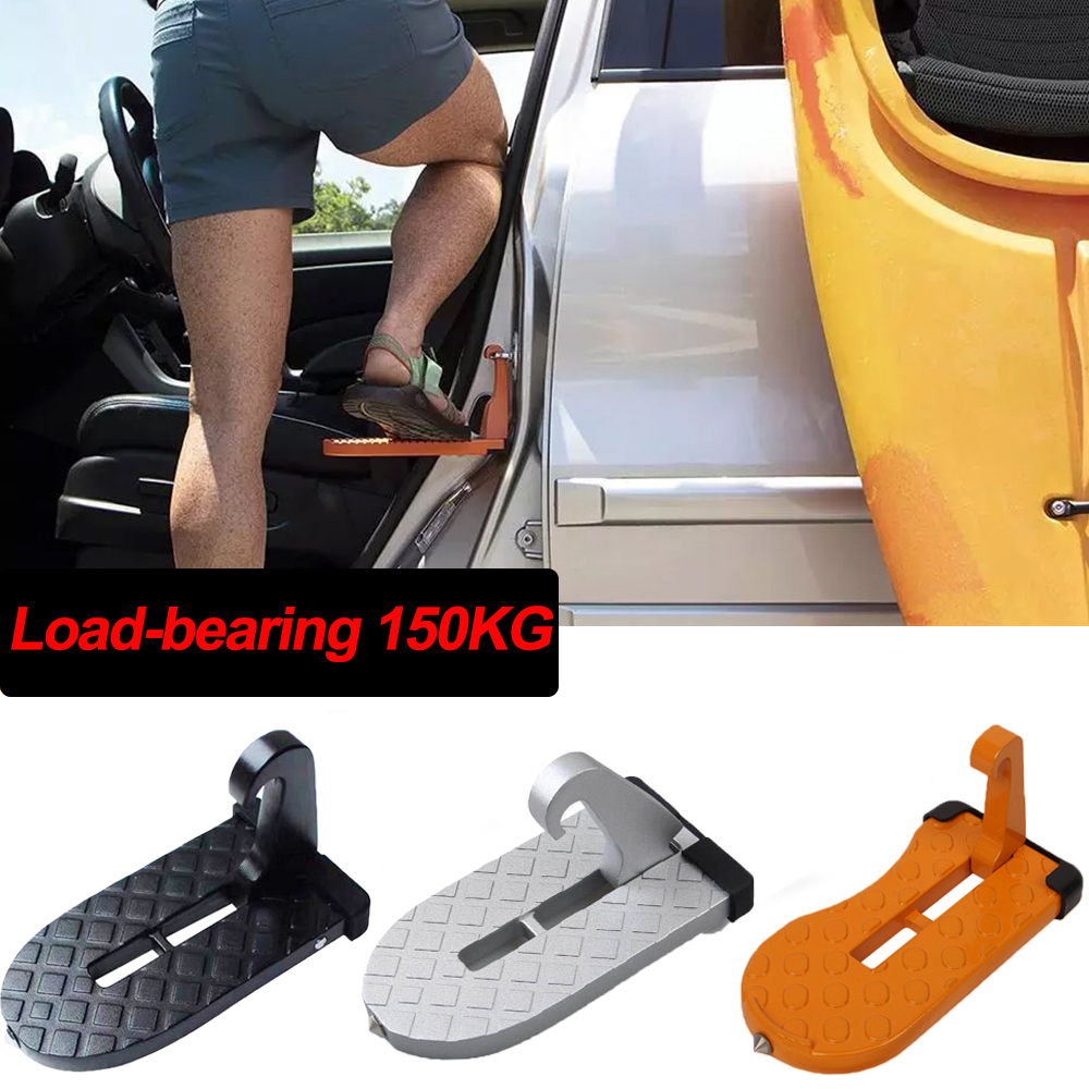 

Telecommunications Foldable Car Roof Rack Step Car Door Step Multifunction Universal Latch Hook Foot Pedal Aluminium Alloy Safety car access
