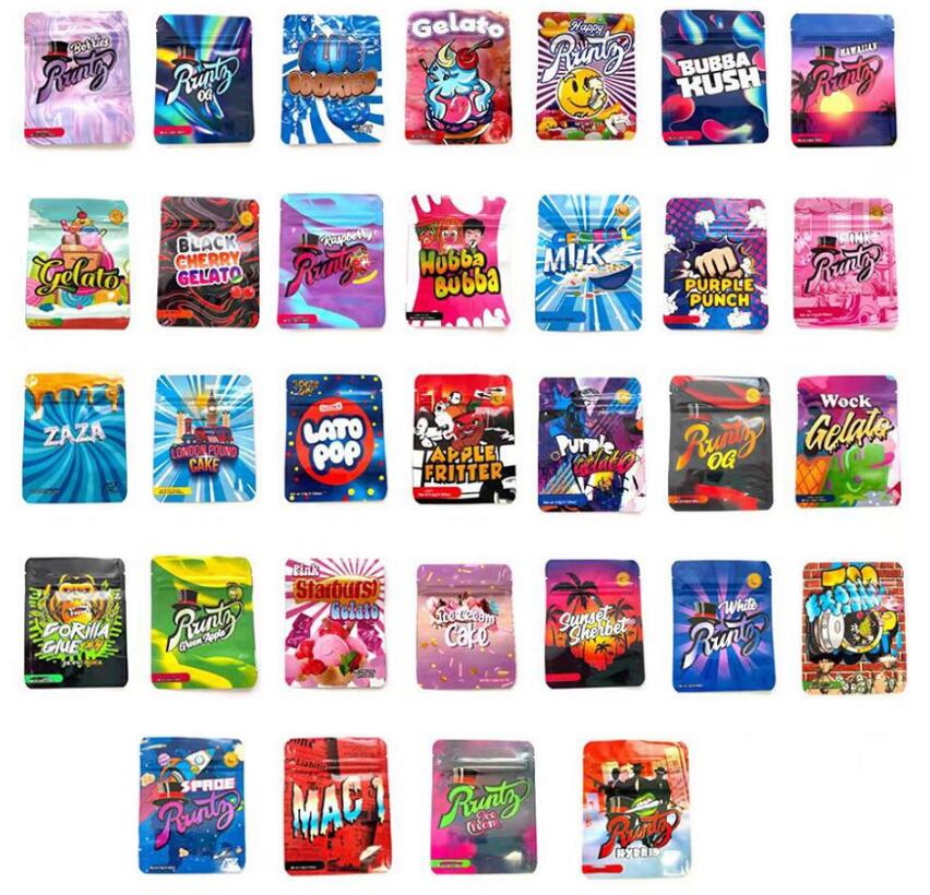 

32design Ice Cream Cake Mylar Bag Gelato 3.5 Gram Zipper Package Smell Proof Container Edibles jlliKe