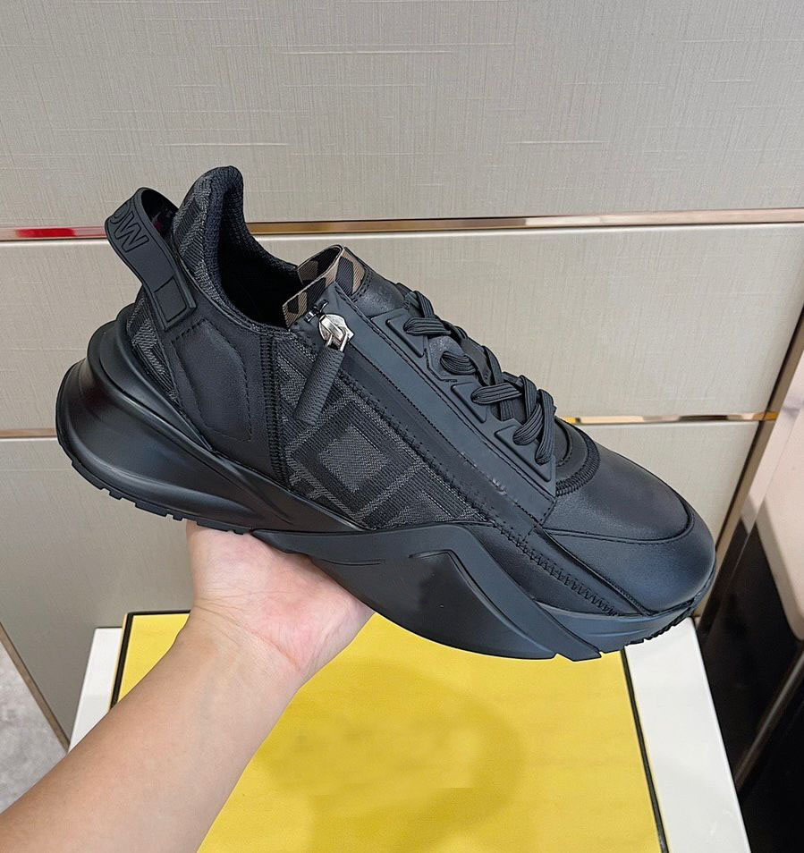 

Sneakers Shoes Flow Men Mesh Zipper Skateboard Rubber Runner Sole Tech Fabrics Trainer HWZL FGA0, 989