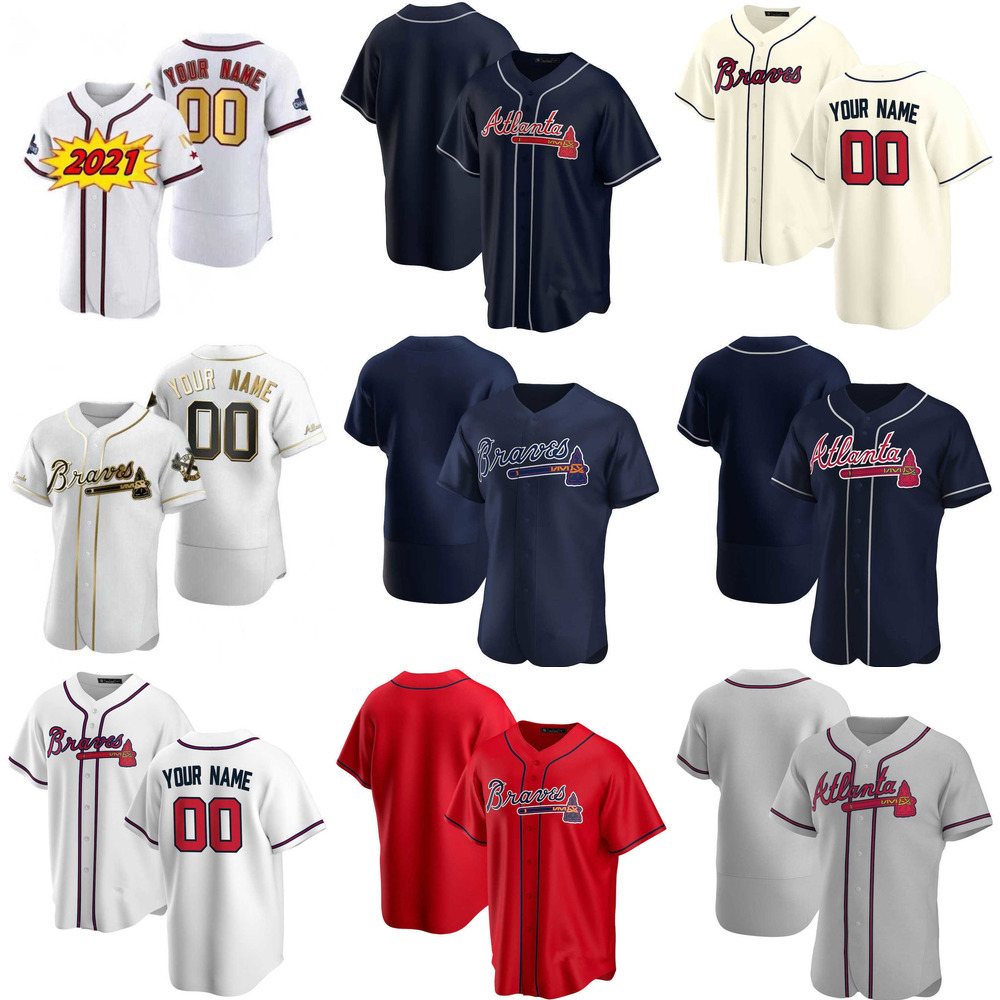 

Custom Jersey Mens women Youth''Atlanta''Braves''73 Huascar Ynoa 18 Ryan Klesko 32 Derek Lowe 36 Ian Anderson Baseball Jerseys, Color