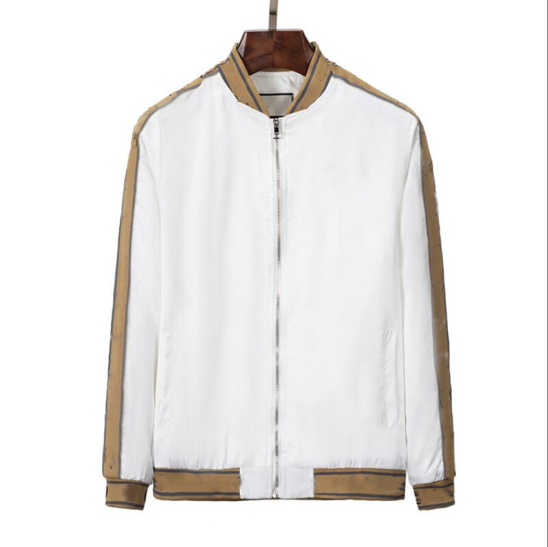 Printemps Et Automne Vêtements Hommes Veste Outwear À Capuche Ouaté Manteau Mince Parka Hip Hop Mens Mode Imprimé