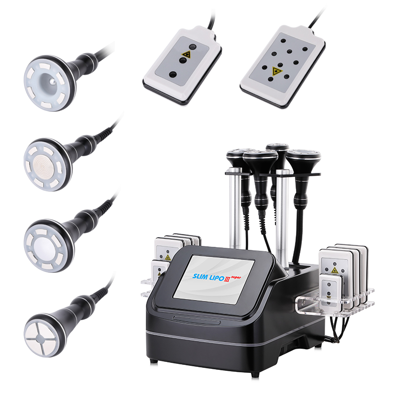 5 en 1 Salon Spa Ultrasonique 40K RF Cavitation Laser sous vide Minceur Perte de graisse Réduire le poids Machine de beauté Liposuccion radiofréq