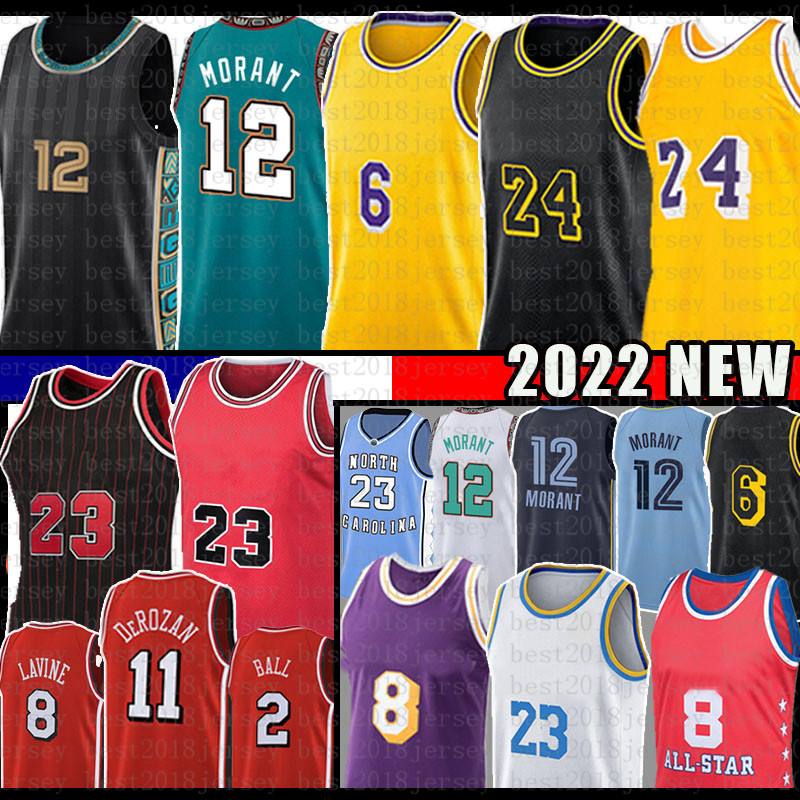 

12 Ja Morant Demar DeRozan 23 6 Basketball Jersey James Zach LaVine 8 24 Carmelo Anthony Lonzo Ball Davis LeBron Russell Westbrook Rose Scottie Pippen Dennis Rodman