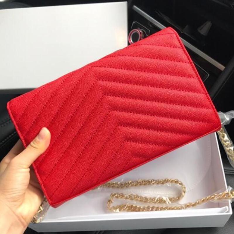 

Fashion Women Wallet Luxurys Designers Bags Real Purse Leather Handbags Messenger Crossbody Chain Shoulder Bag Totes Wallet, Empty box only