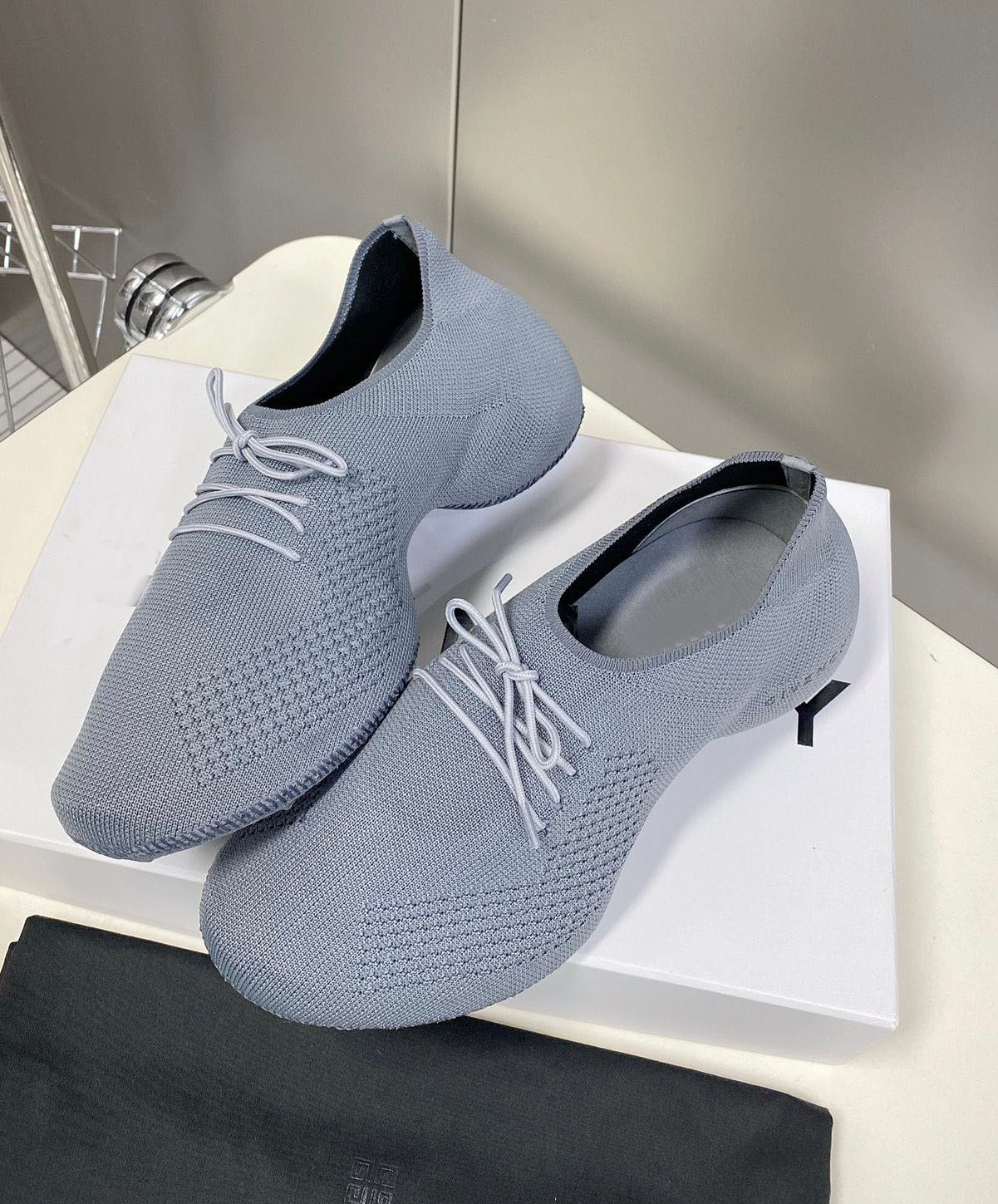 

Excellent Quality TK-360 Logo-Print Sneakers Shoes Stretch-Knit Men Material Wraps Traditional Slip On Sports Rubber Soles Lightweight Outdoor Discount Footwear