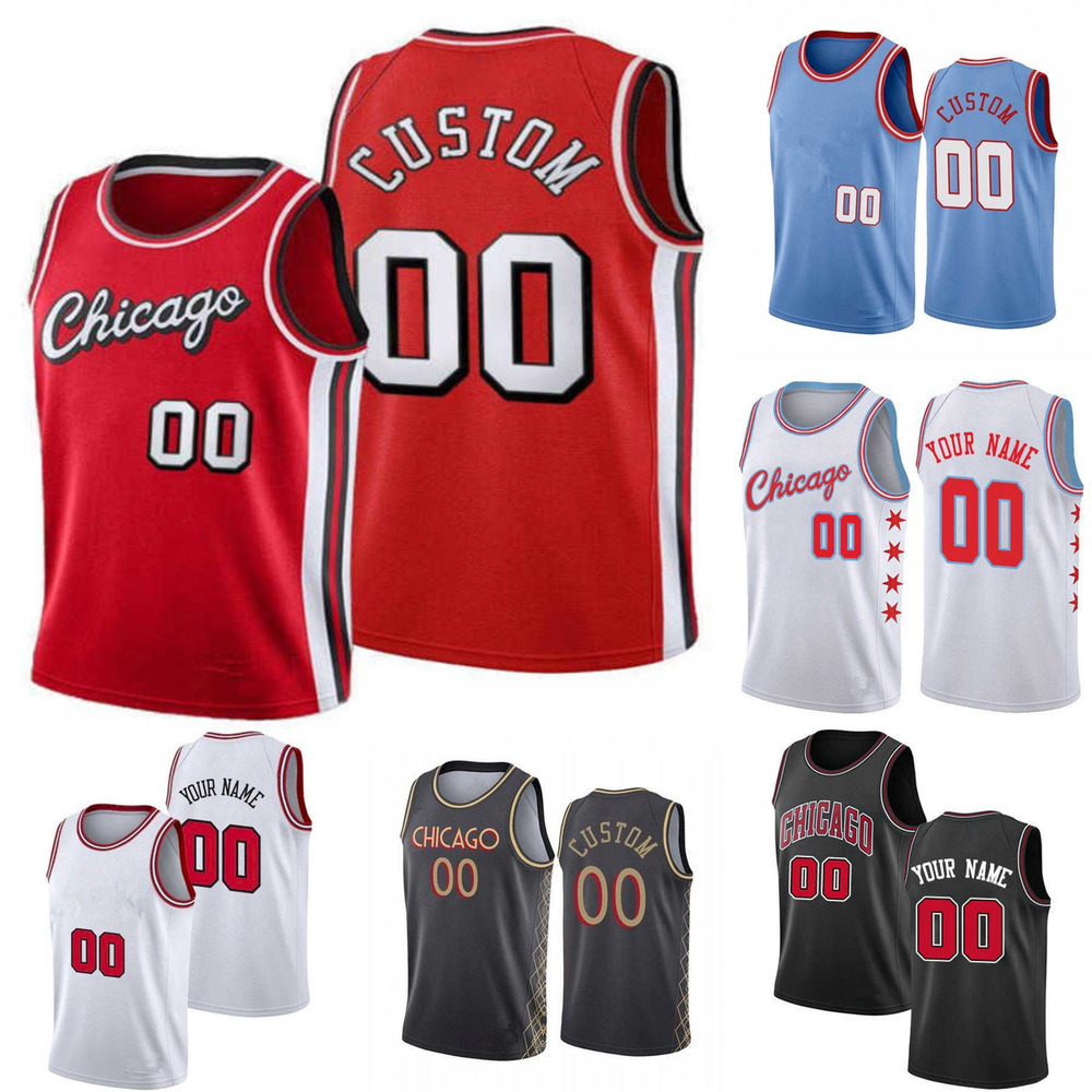 

Basketball Jersey 75th Mens Womens Youth Chicago''Bulls''Alex 6 Caruso DeMar 11 DeRozan Nikola 9 Vucevic Zach 8 LaVine 28 Alfonzo McKinnie Custom, Color