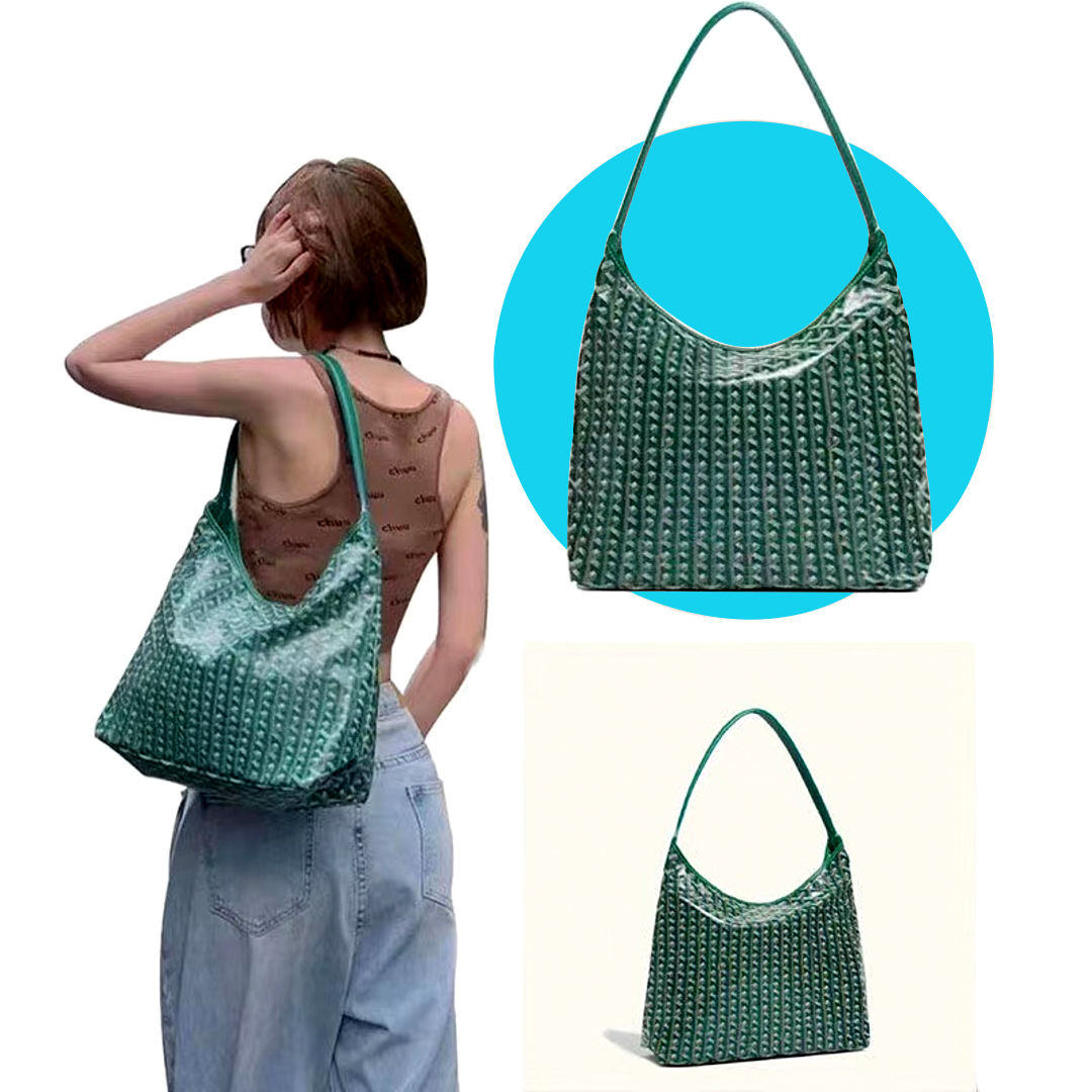 

Women's shoulder Shopping Bags tote single-sided Mother and Child Totes Baguette zipper Hobo underarm bag G332715, Grey