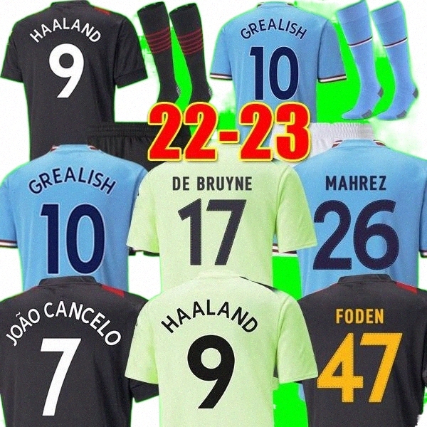 

22 23 HAALAND PHILLIPS SOCCER JERSEYS GREALISH BERNARDO MANS CITY MAHREZ fans player version DE BRUYNE FODEN RUBEN 2022 2023 top football kit shirt me w79s#, Home patch