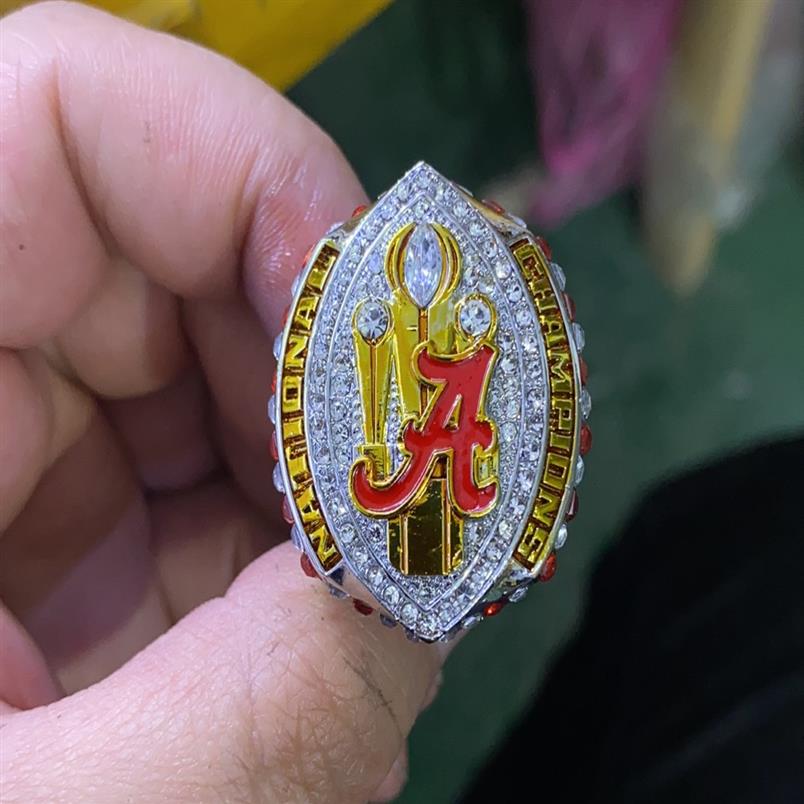 

The LAST DESIN 2020 Alabama Crimson Tide NCAA Championship ring Fan Gift whole Drop HING QUALITY235m