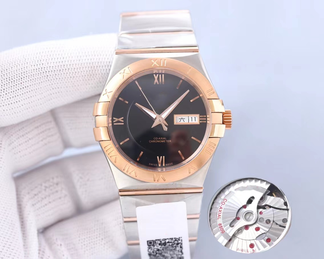 montres de créateurs pour hommes Constellation Watch Cal.8500 mouvement mécanique 38-10,5 mm qualité de la machine suisse super étanche miroir sa