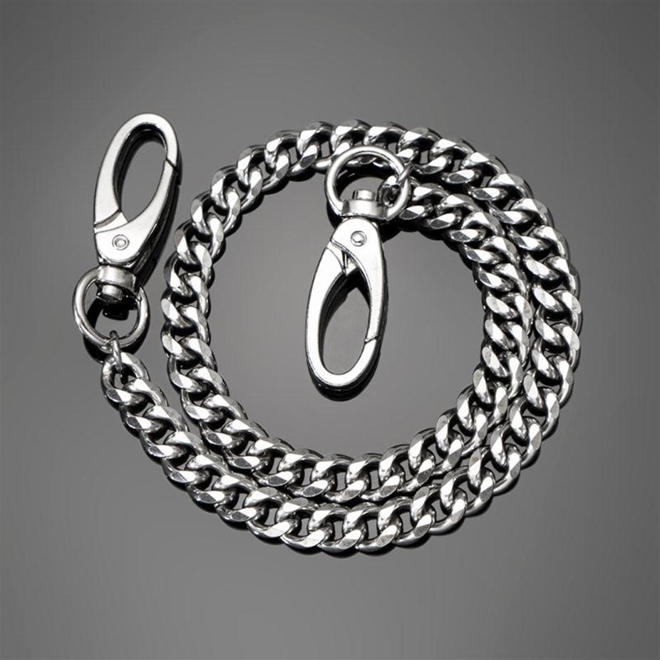 

Chains Punk Rock Metal Stainless Steel Pants Waist Chain Men Women Key Wallet Keychain Jeans Unisex Hip-hop Jewelry Gift263T
