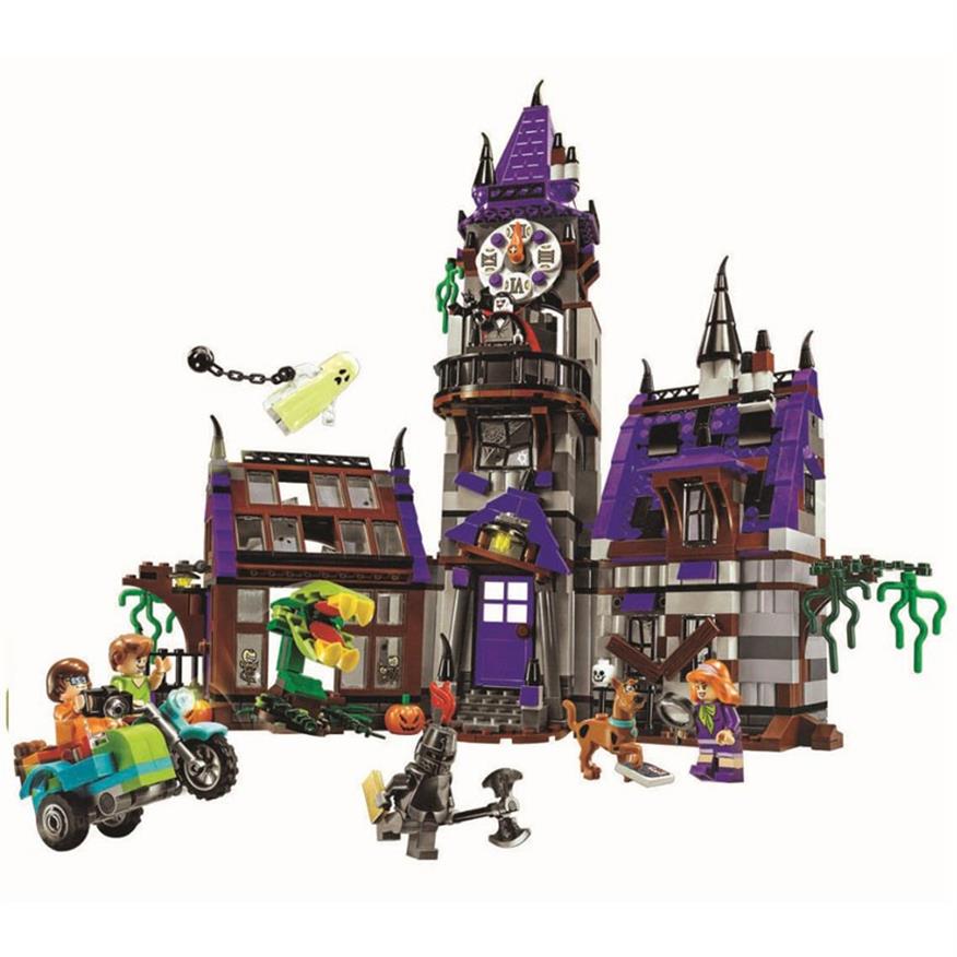 

10432 10430 10428 Scooby The Mystery Building Blocks Bricks Doo Toys For Children Christmas Gifts Kids Model Machine Doll239b