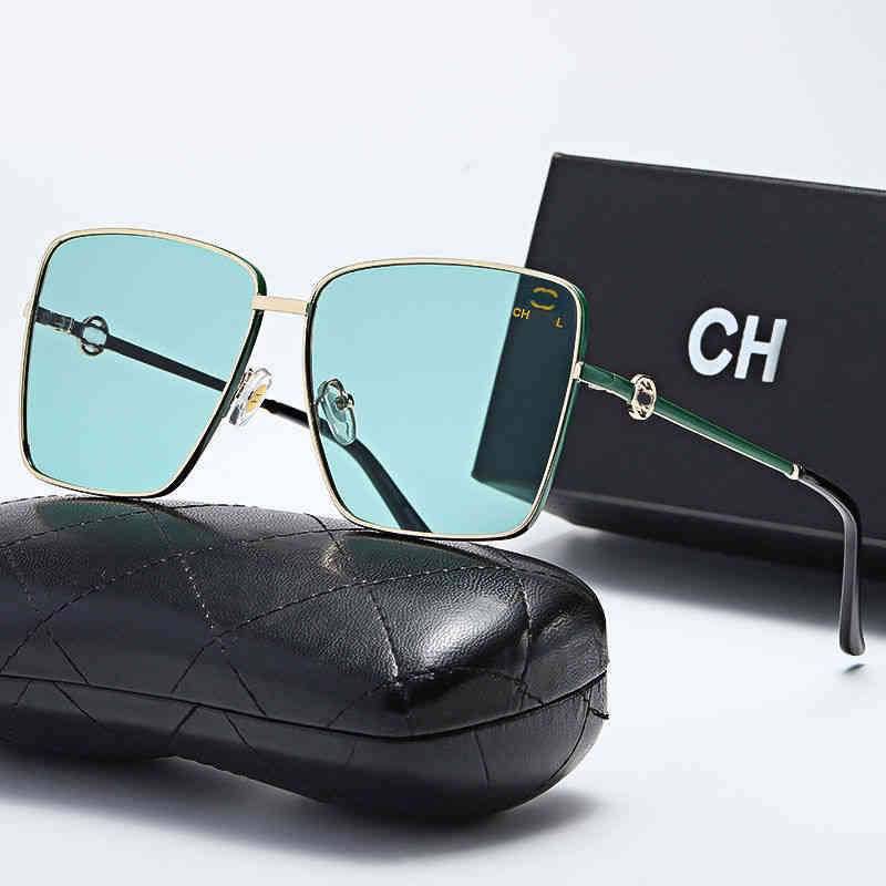 

Designer Channel Sunglass Cycle Luxurious Woman Mens Casual Fashion Metal Square Comfortable Anti Glare Vintage Baseball Sport Summer Sunglasses
