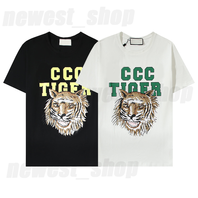

designer Men's t-shirt T shirt luxury letter tiger animal circle print tshirts simple Casual cotton tee tops, 999