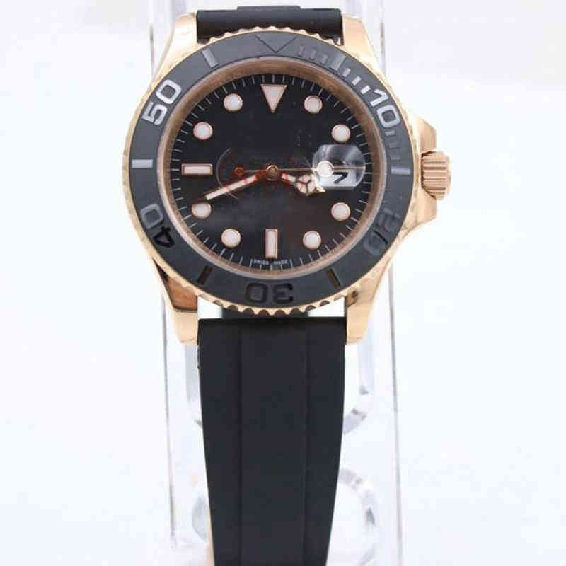 Rolesx uxury watch Date Gmt olex Mens es U1 Mechanical Automatic Wristes Factory High Male Quality Rubber Strap Folding Buckle Sapphire Anal
