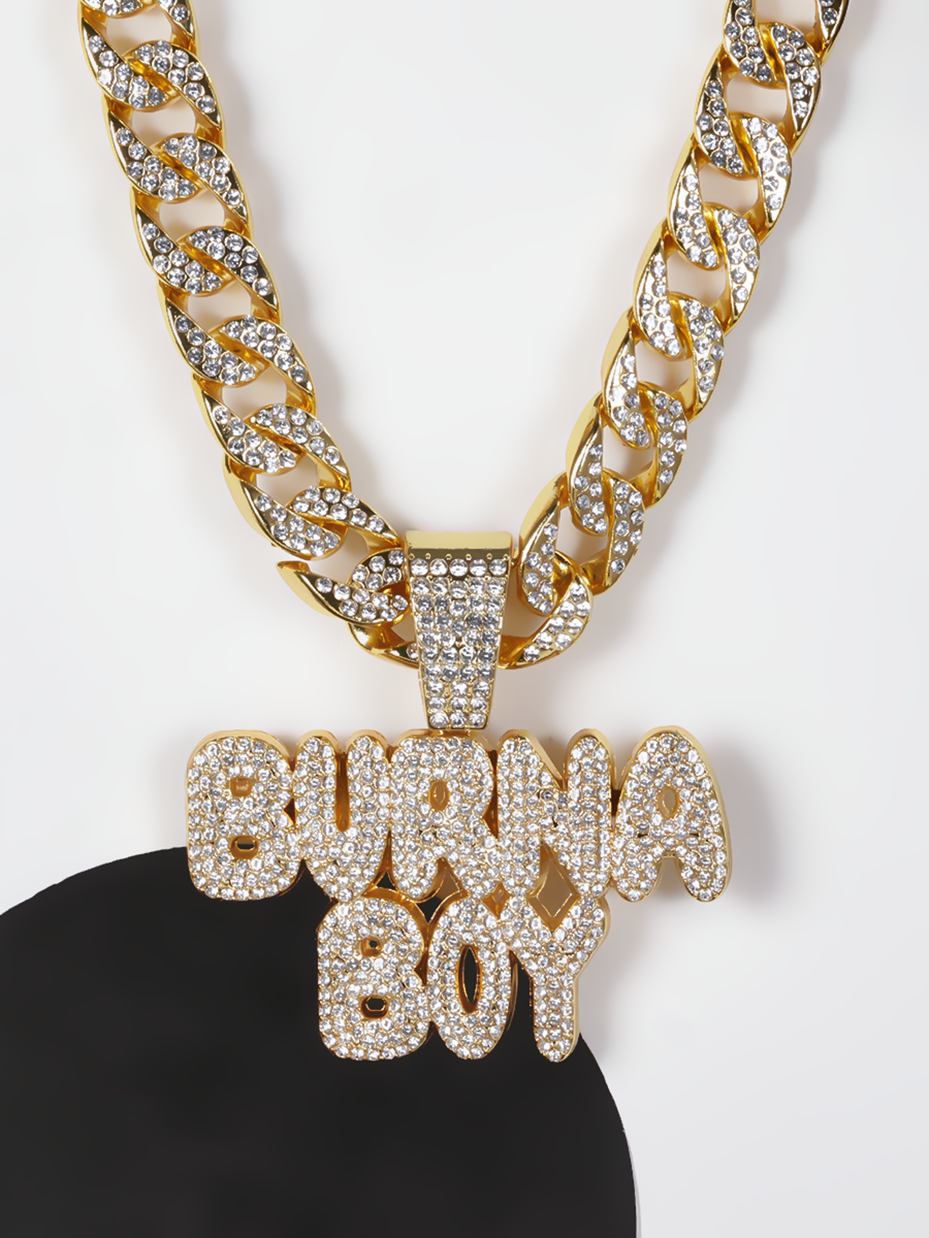 Pendentif Colliers Pendentifs Bijoux Mode Zircon Croix Collier Hip Hop Chaîne En Or Pour Hommes Femmes Livraison Directe Burna Boy
