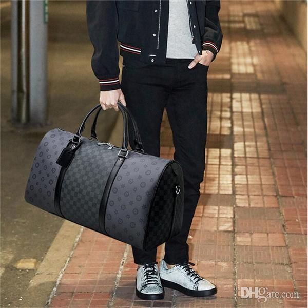 

2022 duffel mens designer travel clutch on luggage bag men basketball totes keepall 55 50 pvc clear handbag duffle bags 41412A 413#098#, Old flower