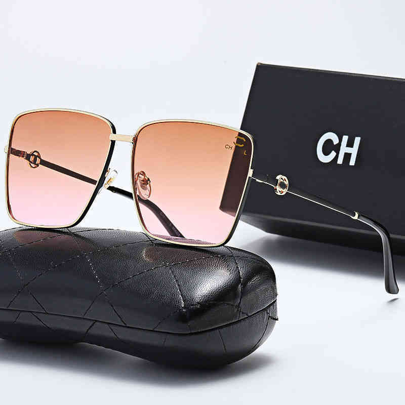 

Designer Channel Sunglass Cycle Luxurious Woman Mens Lovers Fashion Metal Square Avant Garde Comfortable Anti Glare Baseball Sport Summer Vintage Sunglasses