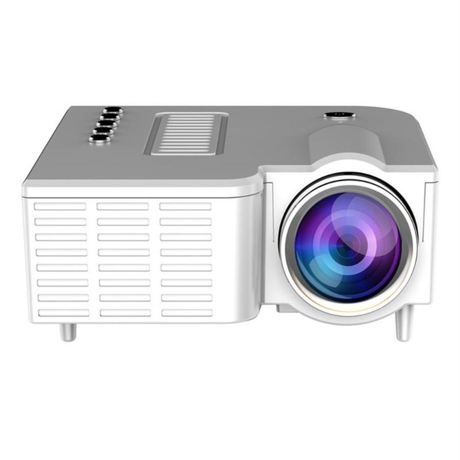 

Mini Portable Video Projector LED WiFi Projector UC28C 1080P Video Home Cinema Movie Game Cinema Office white214s