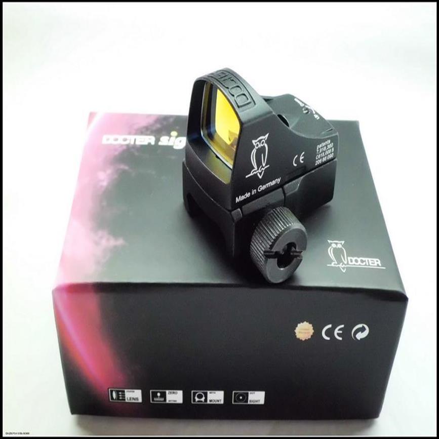 

Docter 3 Sight Mini Red Dot Sight Hunting Rifles Red Dot Tactical Front And Rear Sights Optics Riflescope Auto Brightness Laser Sc2296, Black