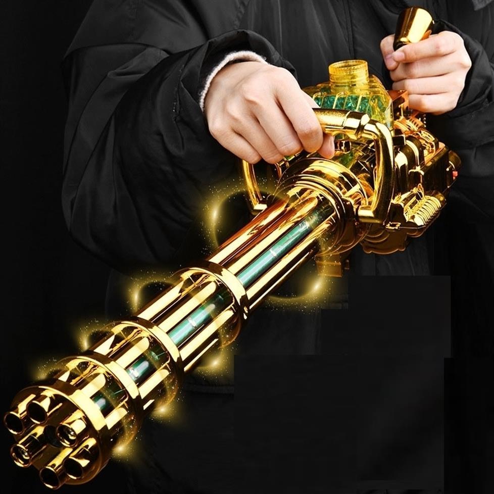 

4144Gatling Shooting Weapon Blaster Dart Gel Air Soft Bullet Firing Paint Ball Fake Gun Toy 25257x
