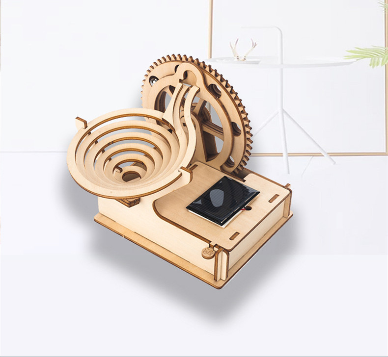 

Dowdle Puzzles Wholesale teaching aids DIY solar toys children's Wooden solid puzzles 3D puzzle hand-made building blocks gifts