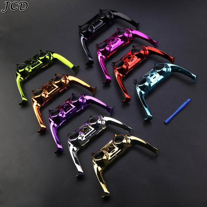 

Game Controllers & Joysticks Gamepad Cover For PS5 Front Middle Controller Replacement Decorative Shell Trim Strip PS 5 Games AccessoriesGam