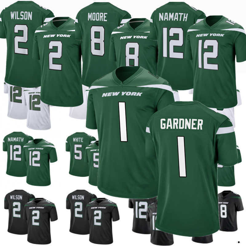 

1 Ahmad Sauce Gardner 17 Garrett Wilson Jersey custom 20 Breece Hall jETEs 2 Zach Wilson 12 Joe Namath 8 Elijah Moore 5 Mike White 52, Color