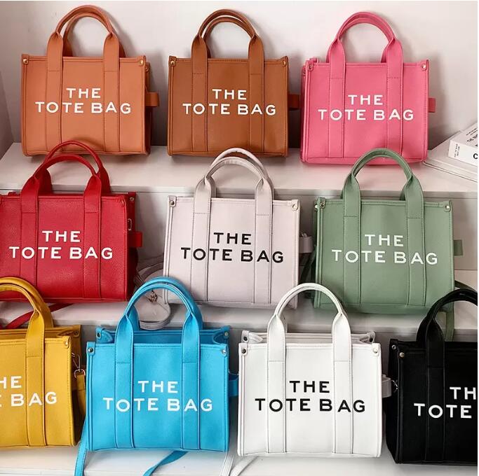 

Tote Bag Lady Designer Bags Large Capacity Plain Crossbody Shoulder Bags Canvas Handbags Famous Women Coin Purse Casual Square PU Leather Wallets, Red