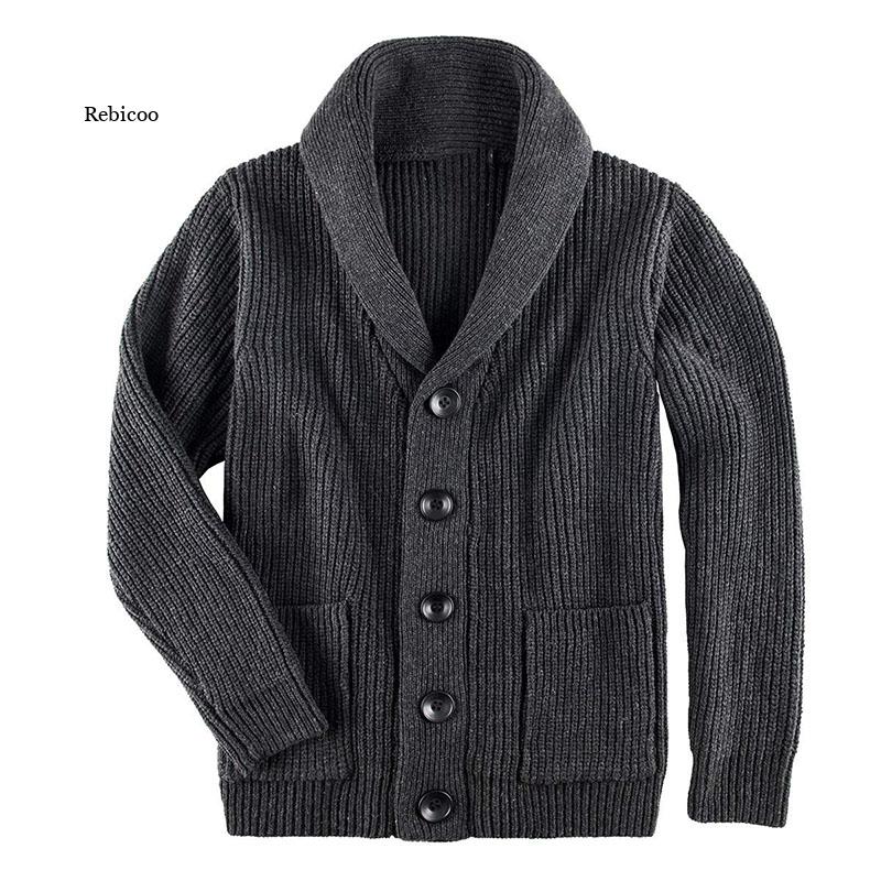 Vestes pour hommes Hommes Mâle Pull Manteau Tricot Solide Outdoor Outdoor Vêtements De Mode Printemps Automne Casual Veste Sport Coatmen