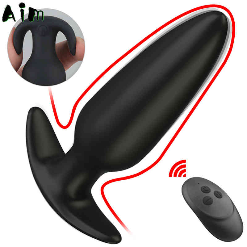 Penis Cock Wireless Vibrator Women Men Butt Prostate Massager Remote Control Anal Plug Intimate Goods Sex Toys for Adults Gay-image-792802954