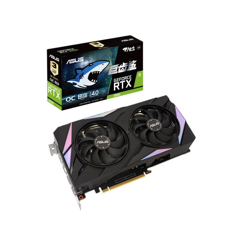

Graphics Cards ATS DUAL ROG Phoenix RTX3050 O8G RTX 3050 Support AMD Intel Desktop CPU LHR