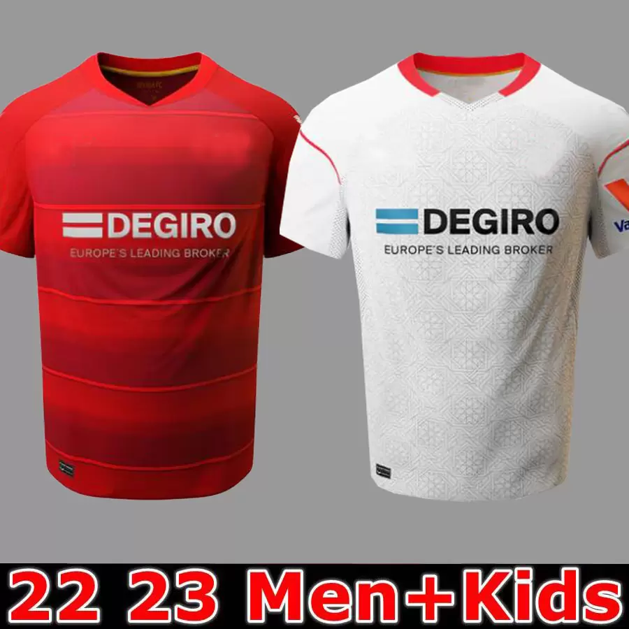 

22 23 SevillaS soccer jersey GOMEZ RAKITIC L.OCAMPOS NAVAS SUSO MUNIR Y.EN-NESYRI 2022 2023 Men Kids Kits football shirts Martial Rafa Mir LAMELA Diego Carlos TOP, 22 23 away aldult