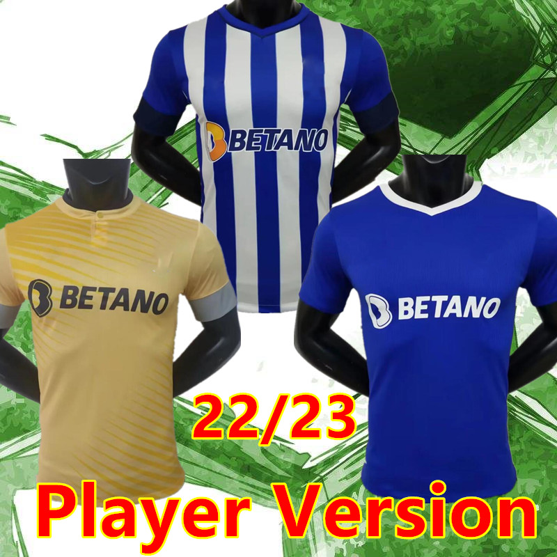 

Player Version 22 23 FC Porto CAMPEOES 30 Soccer Jerseys 2023 2022 Camisa SPECIAL Titulos Futebol Clube Porto LUIS DIAZ MATHEUS MEHDI Maillots De Foot MAREGA Shirt, 22-23 home