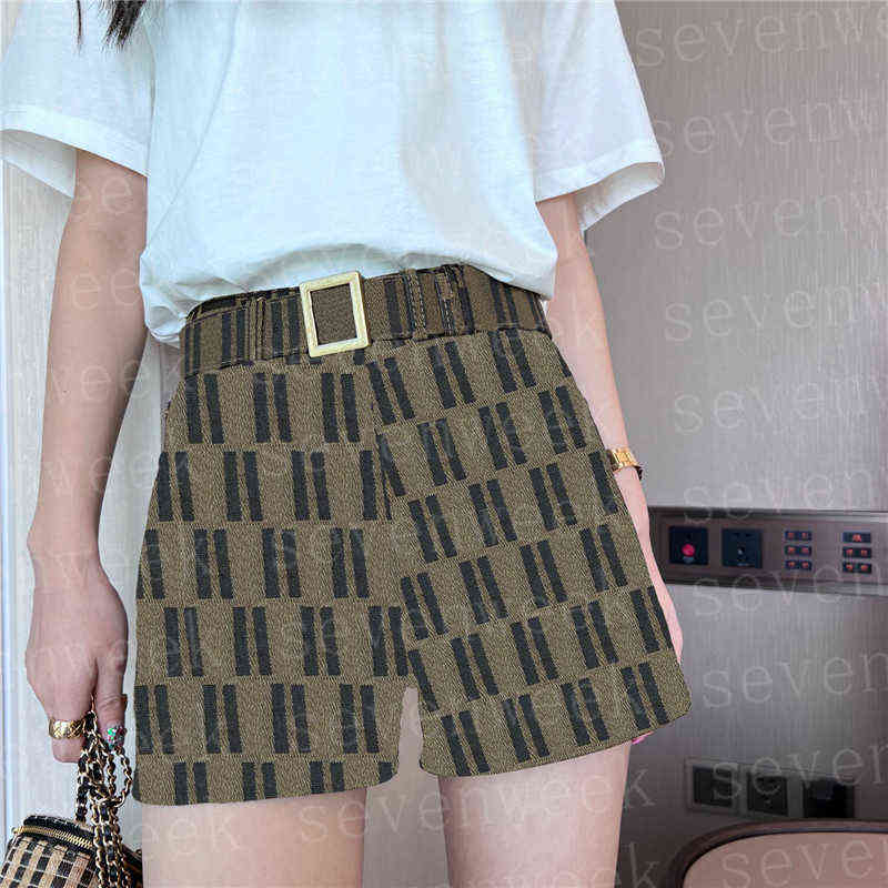 

Full Letter Womens Shorts Skirts With Belt Designer Classic Short Skirt Ladies Casual Pants Clothing