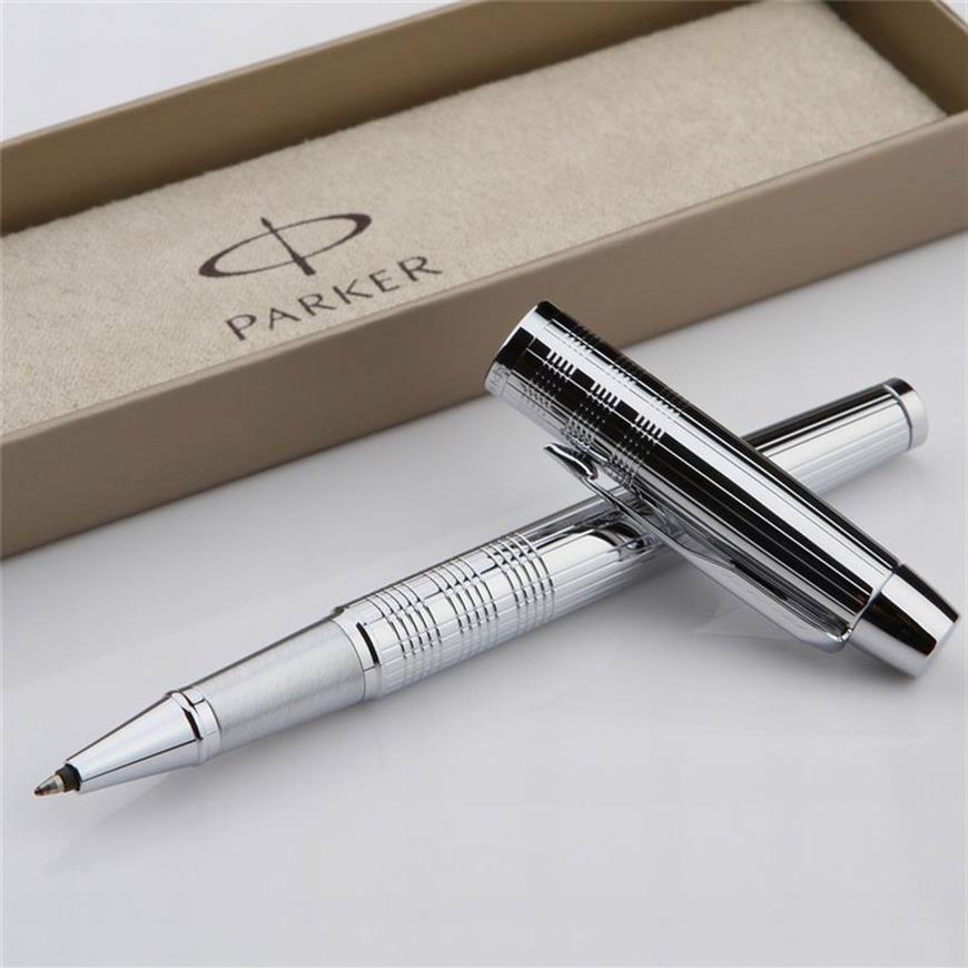 

metal Parker IM Stainless Arrow Clip 0 5mm Nib gift Roller ball Pen305E