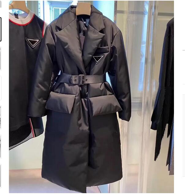 

Womens Down Jacket Winter Jackets Coats Long Coat Warm Fashion Parkas With Belt Lady cotton Outerwear Big Pocket, Short jacket