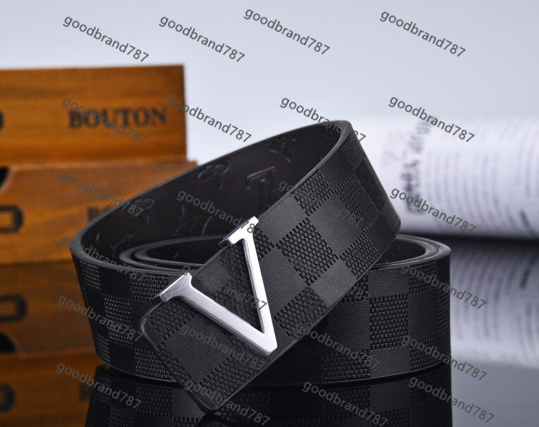 2023 Men Designers Belts Classic fashion luxury casual letter smooth buckle womens mens leather belt width 3.8cm with box