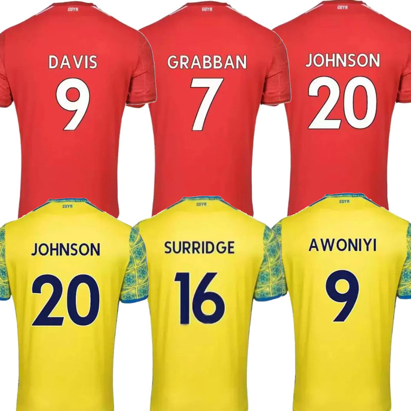 

22 23 GRABBAN Han Football jerseys Johnson Saric 22/23 Forest home Avonyi Ameobi MIGHTEN Klovinovic Zinckernagel Lingard football jerseys Boys Children