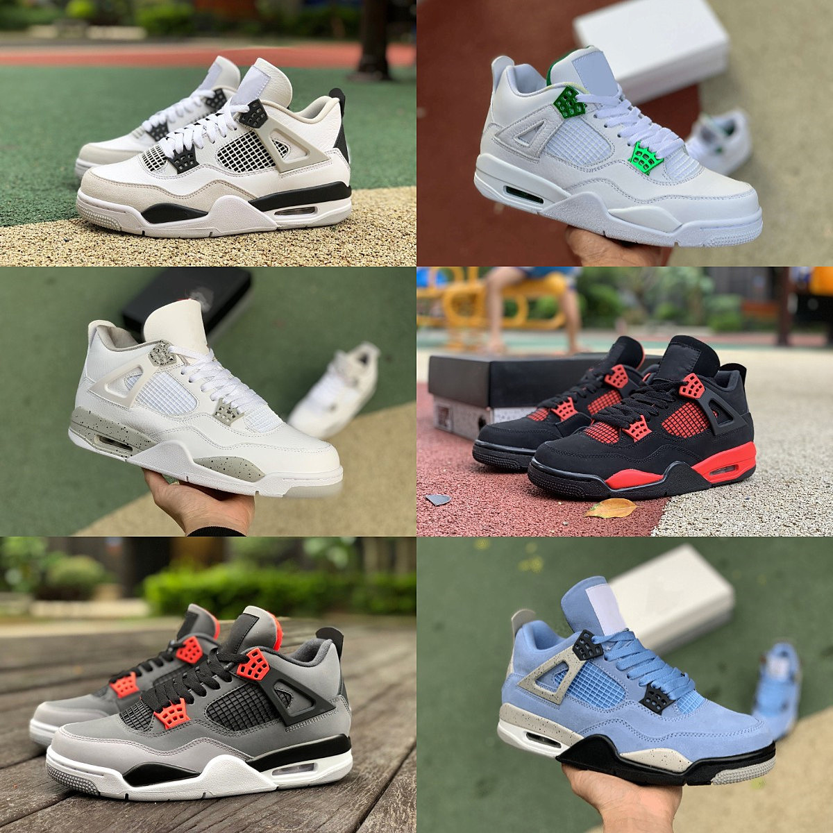 

4s Black 4 Designer Casual Basketball Shoes Military Jumpman University Blue Mens Women NOIR Cement Cat Cream Sail White Oreo Infrared Red, J40145