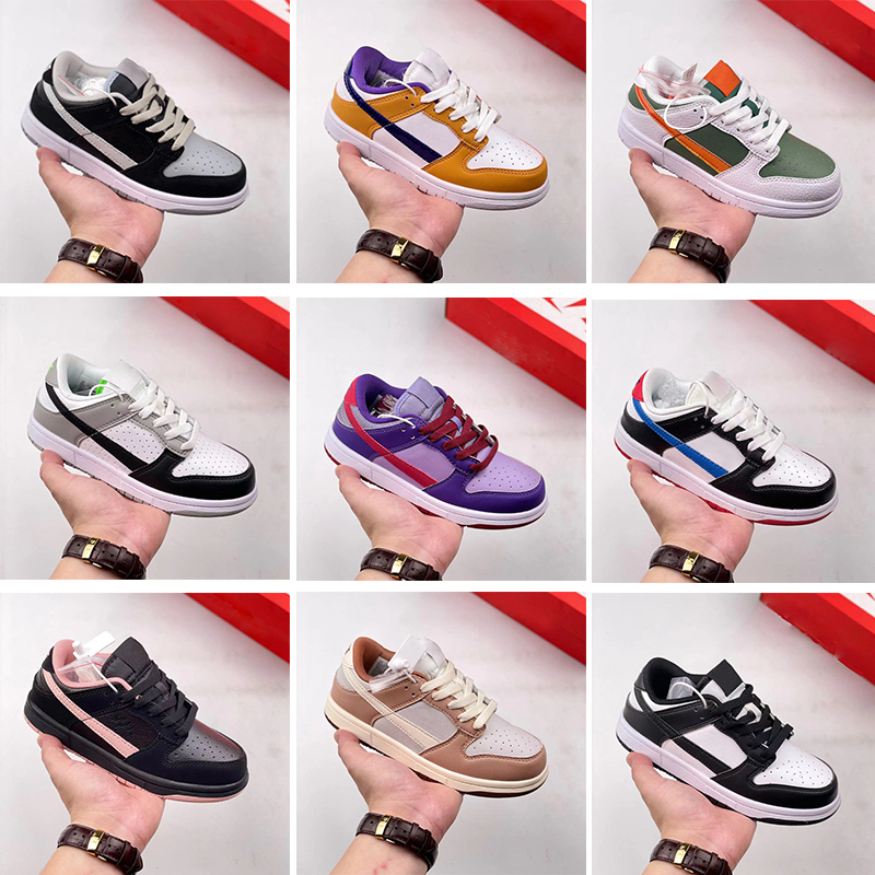 

Toddlers Kid Shoe Dnuk Low Retro White Black Panda Varsity Red NY vs. NY Game Royal Laser Orange Raygun Tie-Dye Little Children Skateboarding Shoes, #7