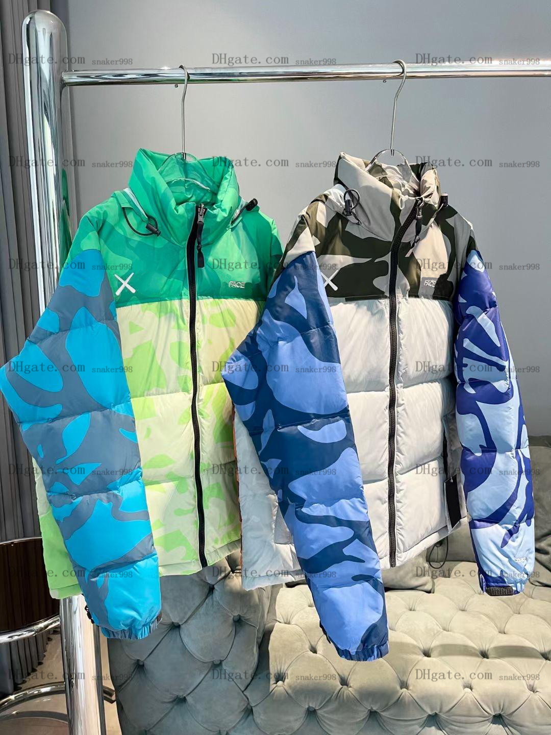 

2022 newest men parkas 1996 nuptse warm color blocking north mens Outerwear down storable hoodie women downs jacket couples face coats mans outerwear clothing, Extra not product